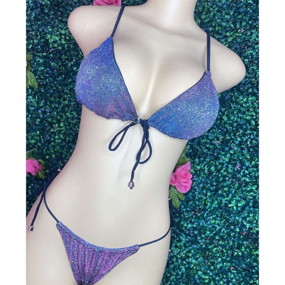Sparkle two piece bikini set